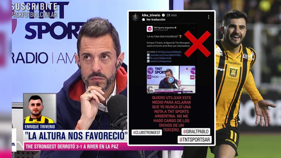 ¡Insólito!: Giralt en teoría entrevistó a Triverio, el jugador salió a decir que no era él