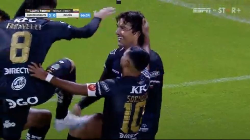 Gol de Marcelo Martins para el triunfo de Impediente del Valle que es líder en Ecuador  (VIDEO)