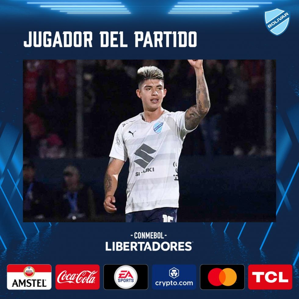 Socios de Bolívar eligen a Villamil como figura de la goleada histórica 