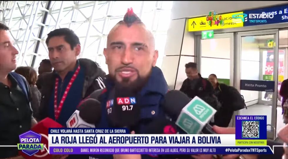 El prudente análisis de Arturo Vidal al referirse sobre la Selección Boliviana (Video)
