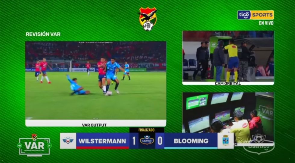 La jugada del gol de penal con el que Wilstermann derrotó a Blooming (Video)