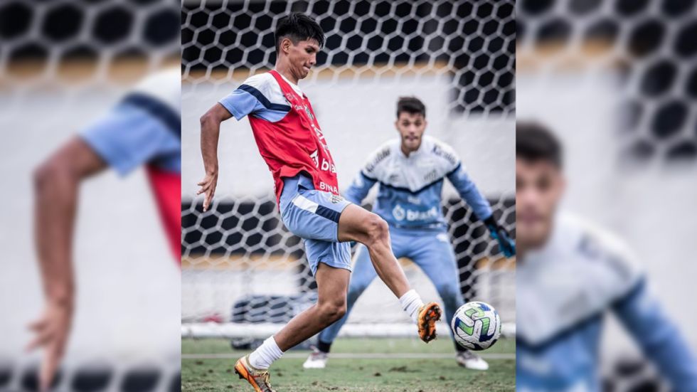 El villamontino Torrez entrenó con el primer plantel de Santos