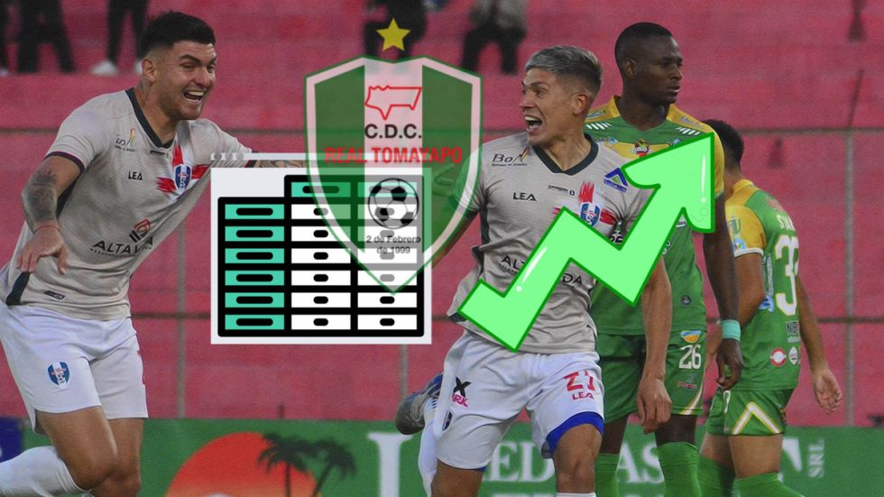 Tras la victoria escaló posiciones: Tomayapo en la tabla de Liga y Promedios