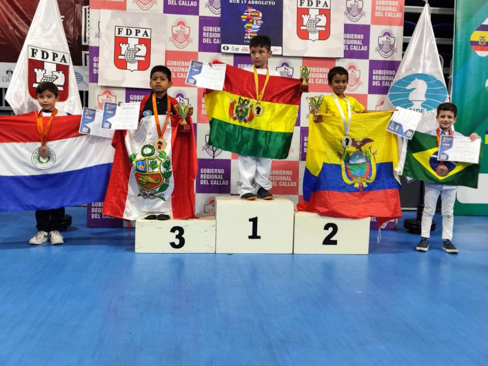 El ajedrecista boliviano Thiago Arteaga gana triple oro en el Campeonato Panamericano en Perú