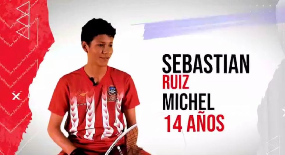 Conoce a Sebastián Ruiz, raquetbolista que representa a Tarija en el Mundial