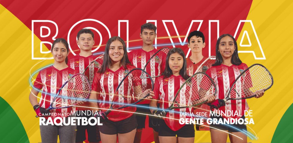 Así les está yendo a los 7 tarijeños en el Mundial de Ráquetbol