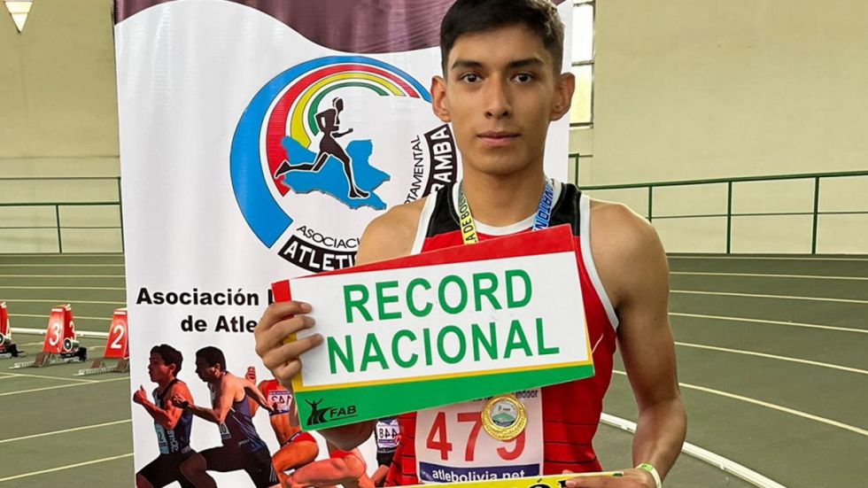 Tarija se instaló en el podio del nacional de atletismo indoor