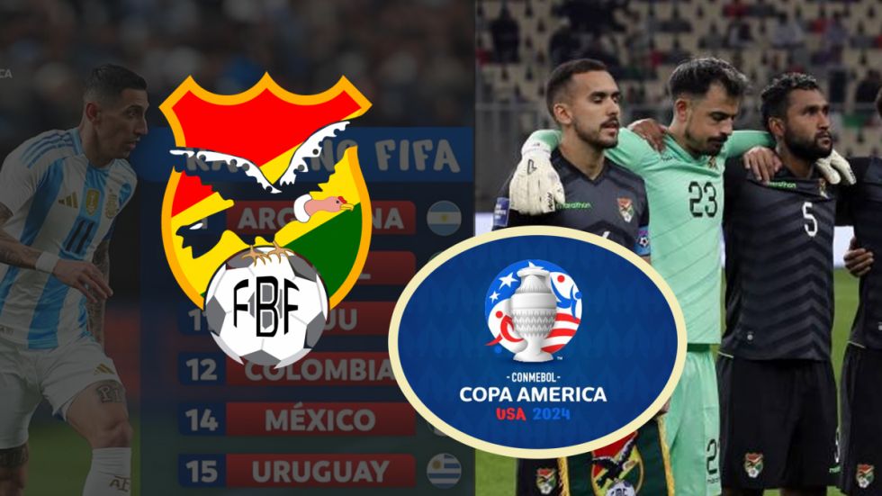 El Ranking FIFA de las 16 selecciones que participan en Copa América: Bolivia en el último lugar