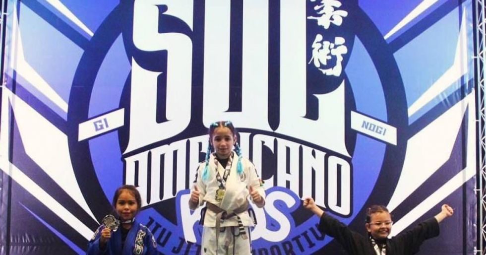  La boliviana Francielly Ruiz en el Torneo Sul Americano Kids de Brasil