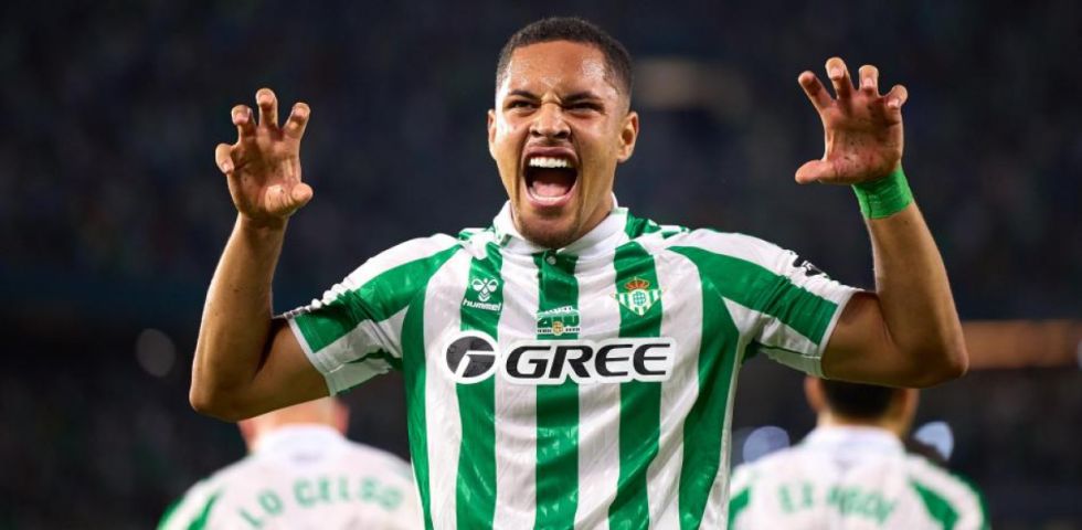 Video: Eufórica celebración de Vitor Roque en su primer gol con el Betis
