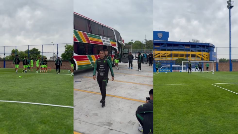 En Argentina: La Verde tuvo su primera práctica en instalaciones de Boca