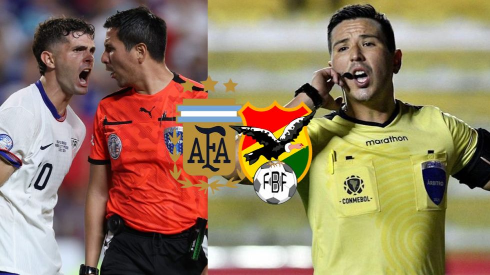 Controversial árbitro dirigirá Argentina-Bolivia: Las polémicas que lo rodean