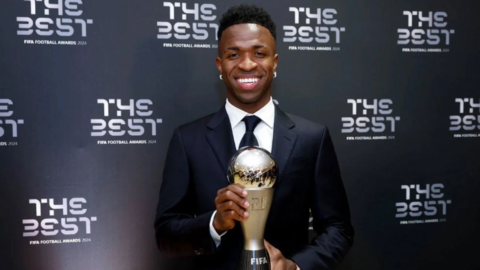 FIFA reconoció en Doha a Vinicius Junior con el premio The Best
