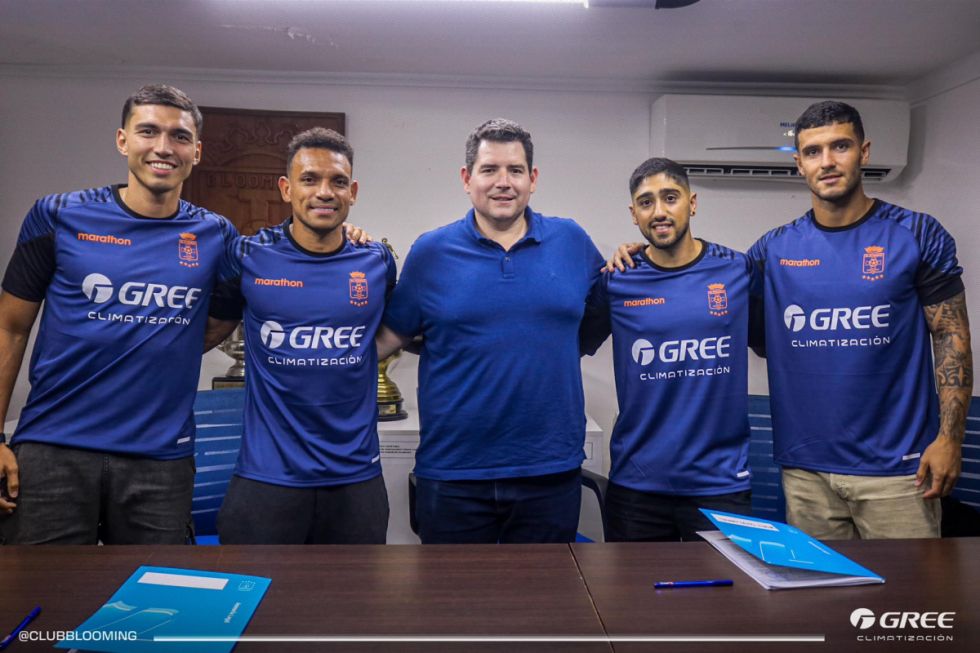 Refuerzos extranjeros de Blooming cumplen su primera jornada de trabajo 