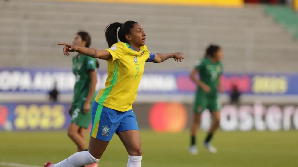 Copa América Femenina: Brasil goleó sin inconvenientes a Bolivia 