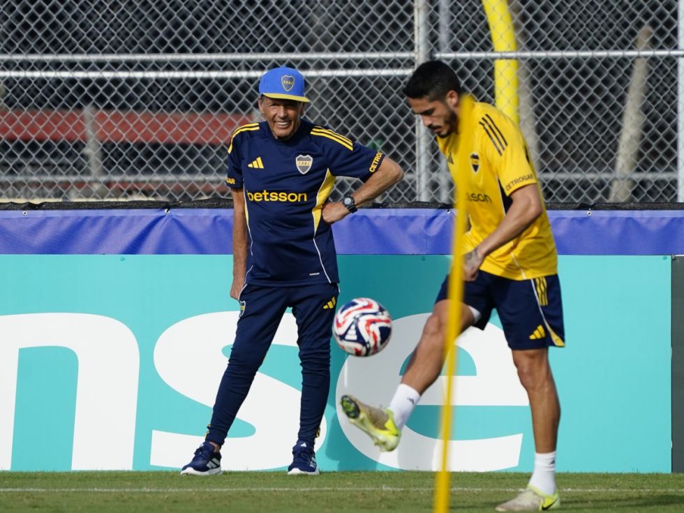 Las sorpresas de Miguel Russo  en la última práctica de Boca