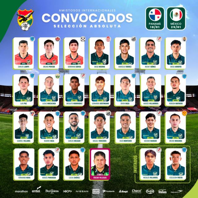 La Verde aterriza hoy en Tarija: todo listo para recibir a la Selección Boliviana