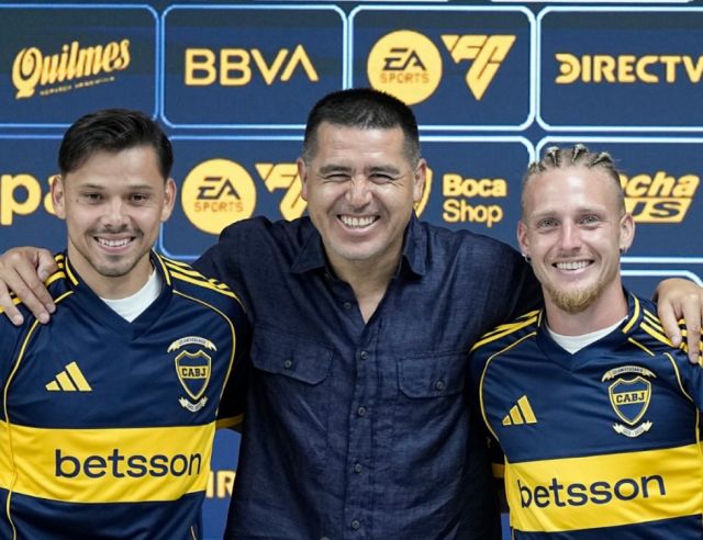 Ascacíbar y Romero son presentados  como refuerzos de Boca Juniors