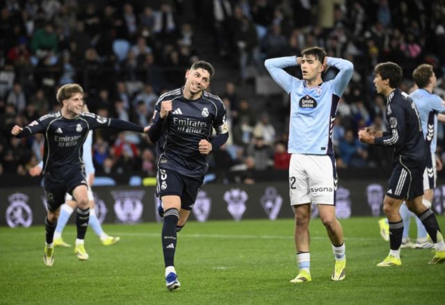Valverde le da vida al Real Madrid  con un gol de rebote en el 94'