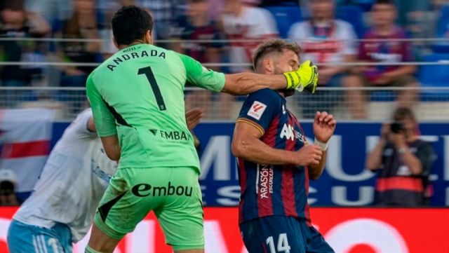 El ataque de furia de Andrada en Zaragoza que está dando vuelta al mundo