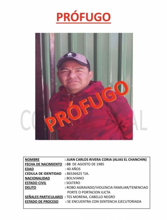 Recapturan a alias "El Chanchín", tras fugarse de Morros Blancos en septiembre 