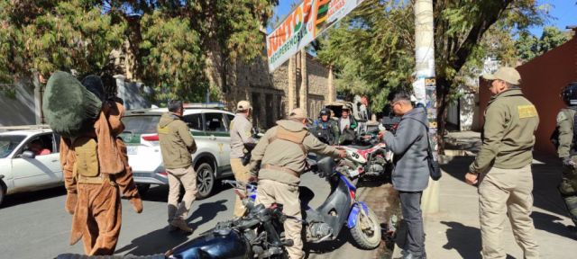Policía refuerza prevención por robos y accidentes en motos