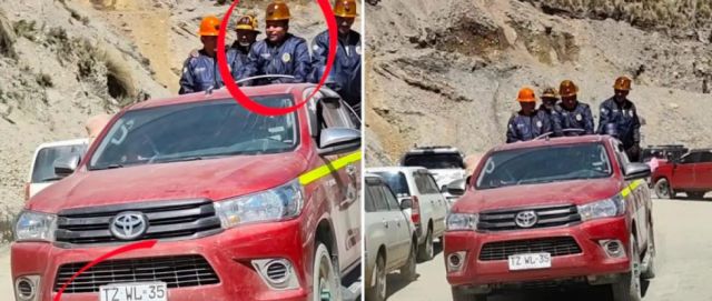 Denuncian que el gobernador Loza usó una camioneta presuntamente robada en Chile