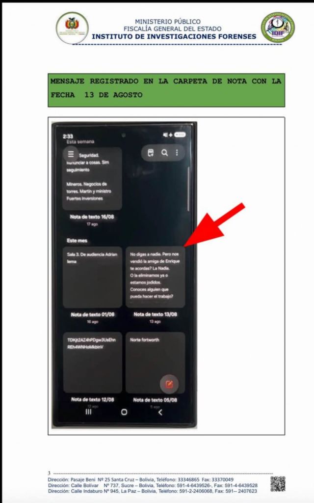 Caso Cerimedo: Aparecen notas y mensajes de Whastapp con Nadia Beller