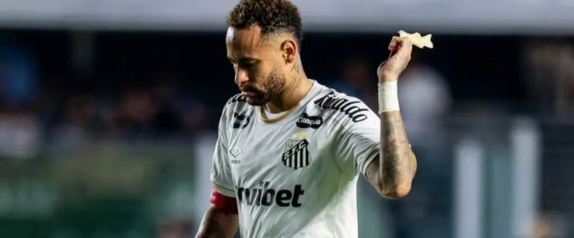 El duro mensaje de Neymar tras  lesionarse en el cotejo ante Palmeiras