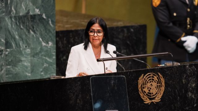 Delcy Rodríguez: "En Venezuela habrá elecciones"