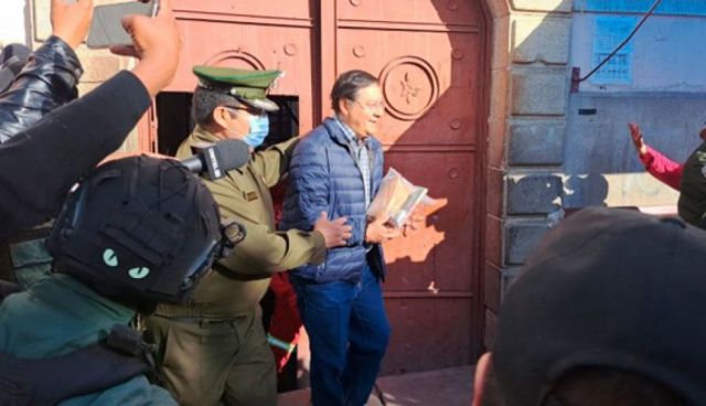 Juez rechaza cesar la detención de Luis Arce