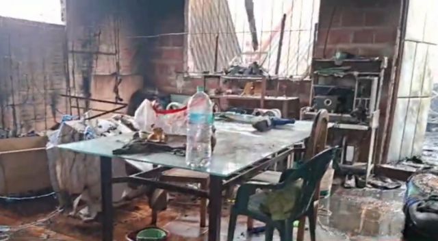 Tarija: Un bombero voluntario perdió su casa en un incendio 