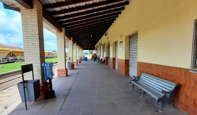 La vieja estación del tren en Yacuiba