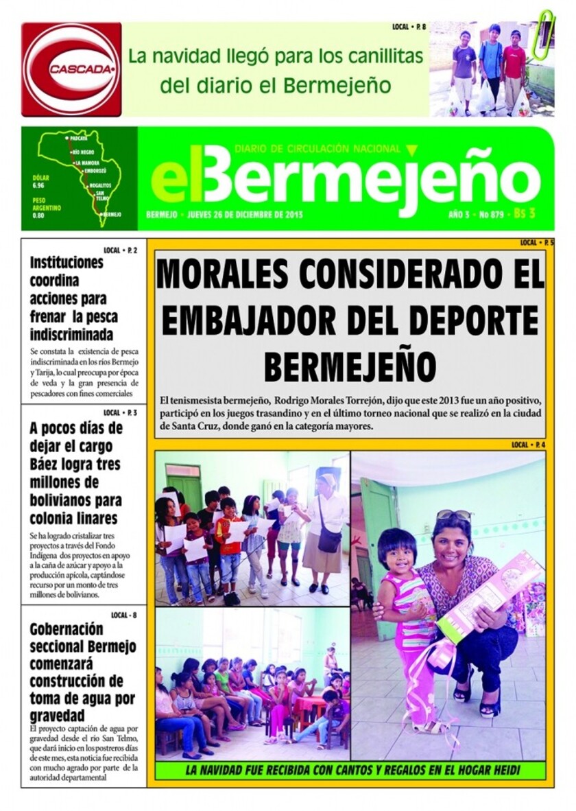 El Bermejeño 26 de Diciembre de 2013