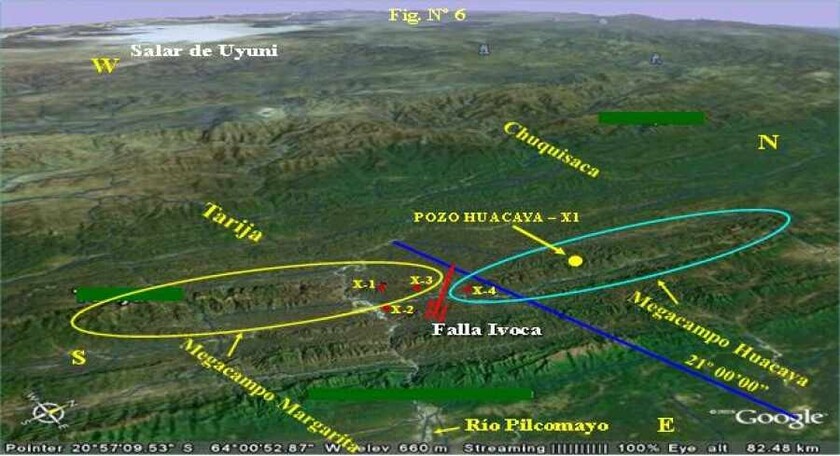 El megacampo Margarita, supuestamente compartido, es adyacente al campo Huacaya en Chuquisaca. Ambos operados por Repsol, la española - norteamericana