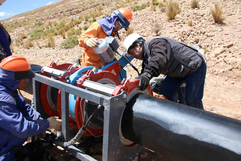 TRABAJO CON SUPERTUBO HDPE
