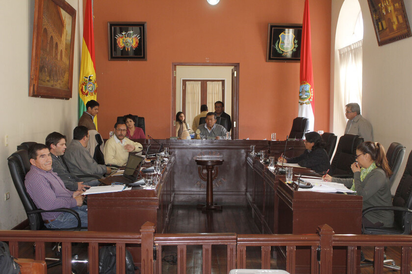 SESION DEL CONCEJO MUNICIPAL DE TARIJA