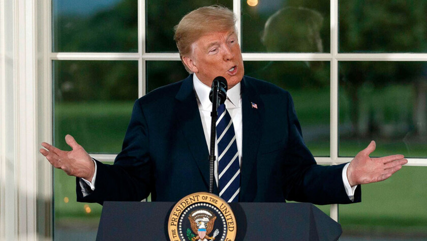 CONFERENCIA DE PRENSA DE DONALD TRUMP PRESIDENTE DE LOS ESTADOS UNIDOS