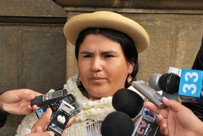 GUADALUPE JURADO VICEPRESIDENTA DE LA ALDT TARIJA