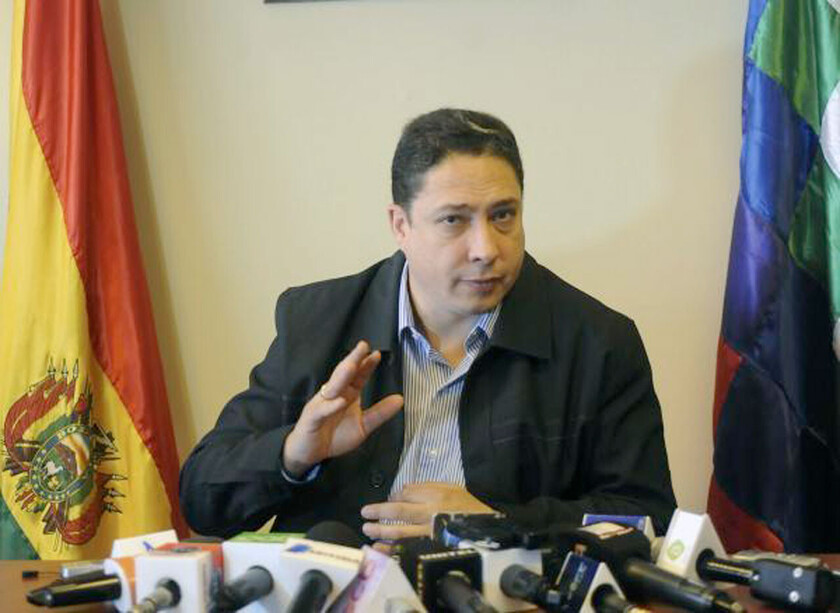 HECTOR ARCE MINISTRO DE JUSTICIA
