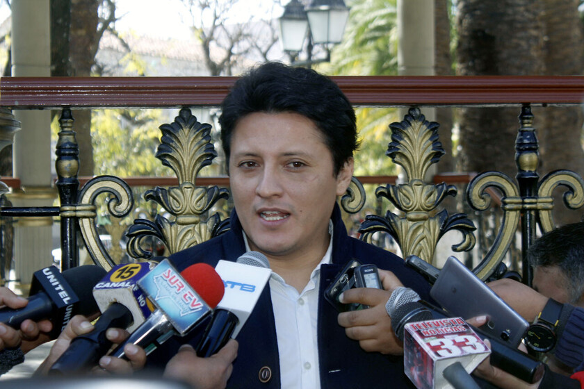 WALDEMAR PERALTA SECRETARIO DE COORDINACION DE LA GOBERNACION DE TARIJA