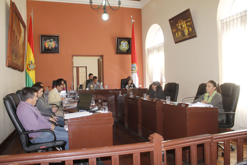 SESION DEL CONCEJO MUNICIPAL DE TARIJA