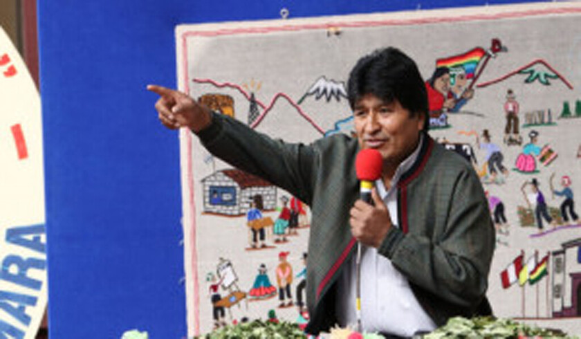 Evo Morales presidente de Bolivia-WEB