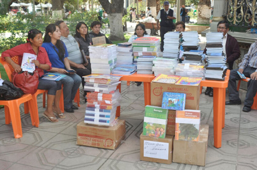 RECOLECCION DE LIBROS EN TARIJA