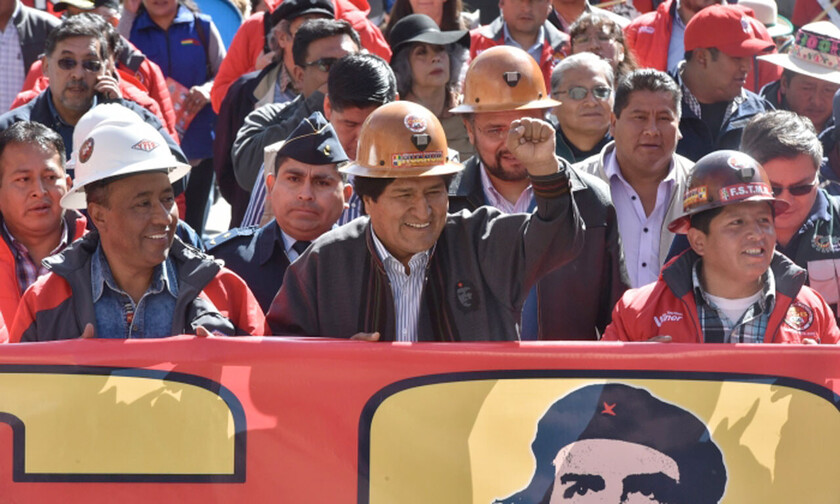 MARCHA DE LA COB EN BOLIVIA