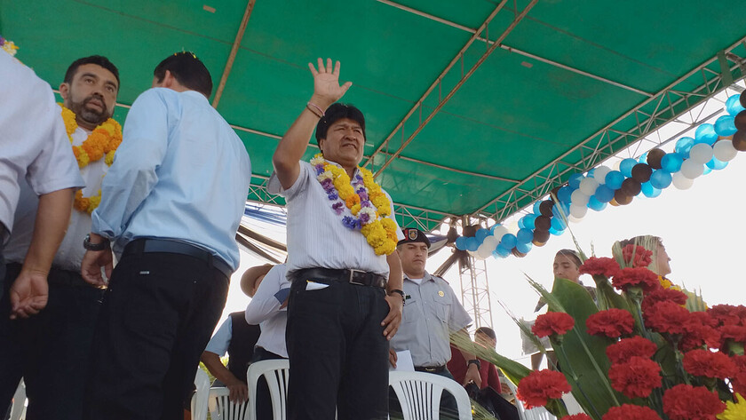 EVO MORALES EN TARIJA