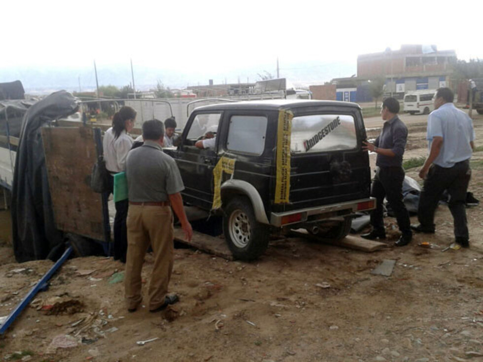 Supuesto auto de Mariscal está  en Tarija y esperan fallo pericial