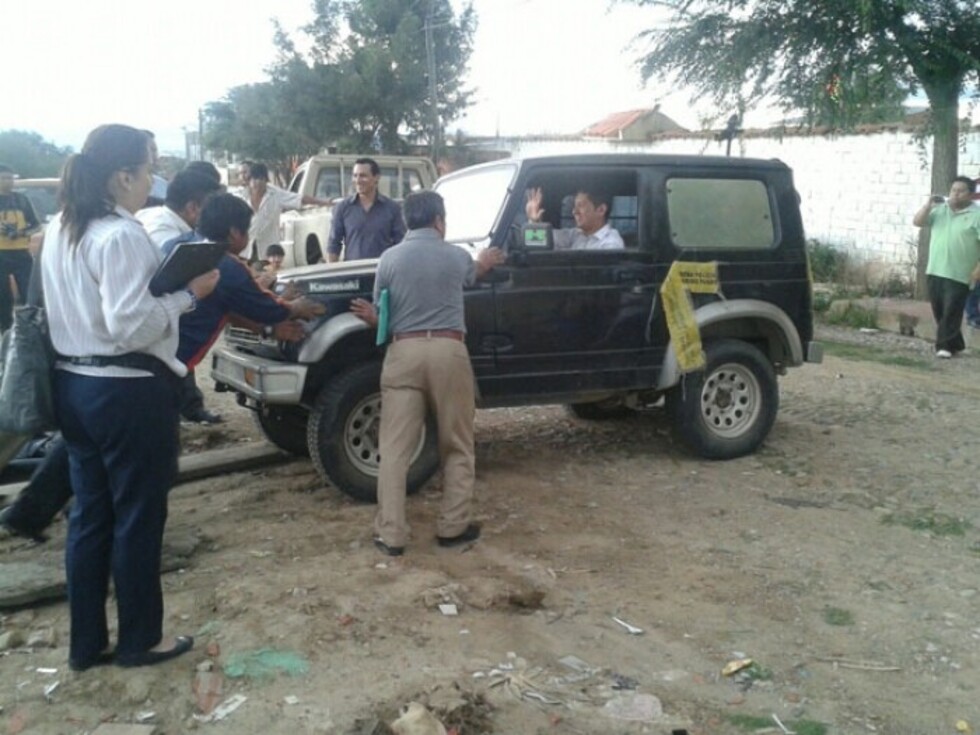 Supuesto auto de Mariscal está  en Tarija y esperan fallo pericial