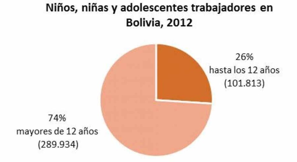 Cientos de miles de niños  siguen trabajando en Bolivia