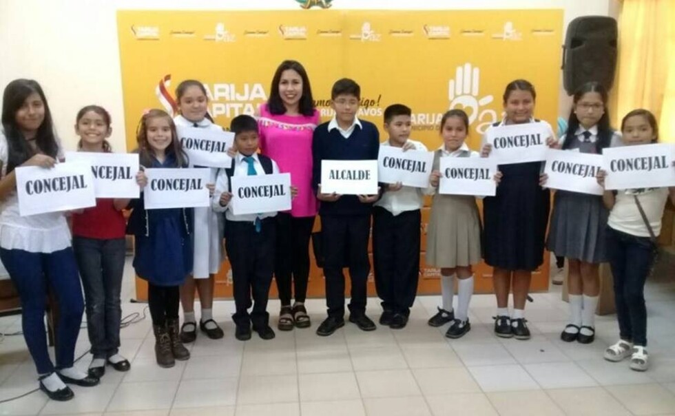 El Municipio de Tarija eligió a sus autoridades infantiles